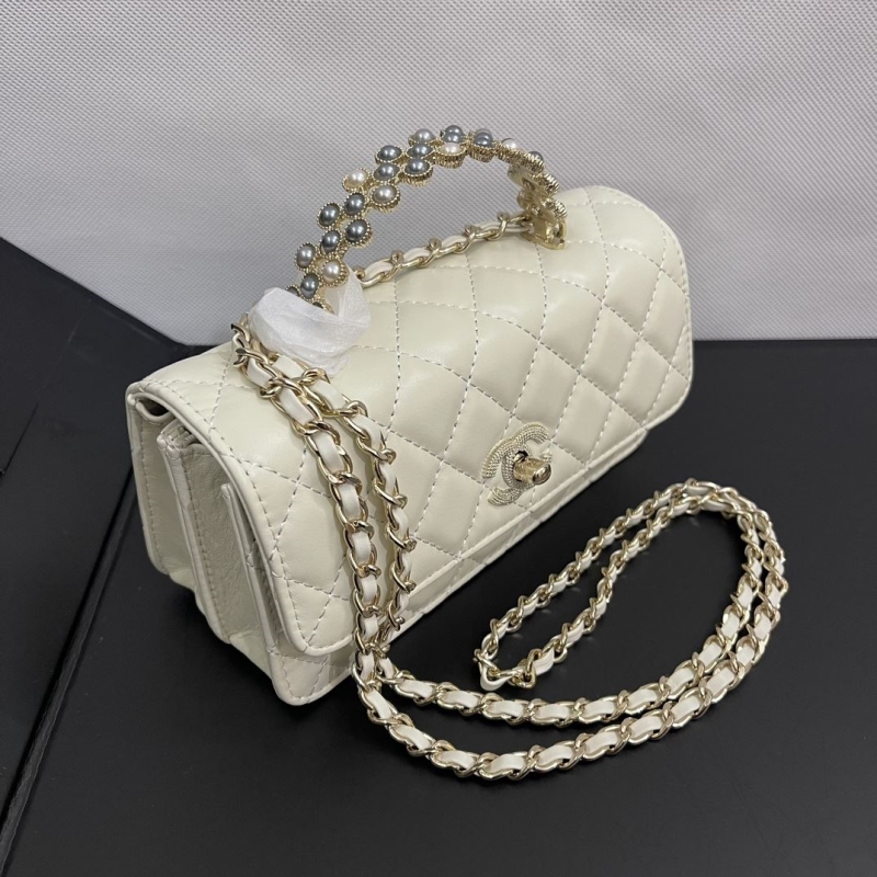 Ch**el top handle bags